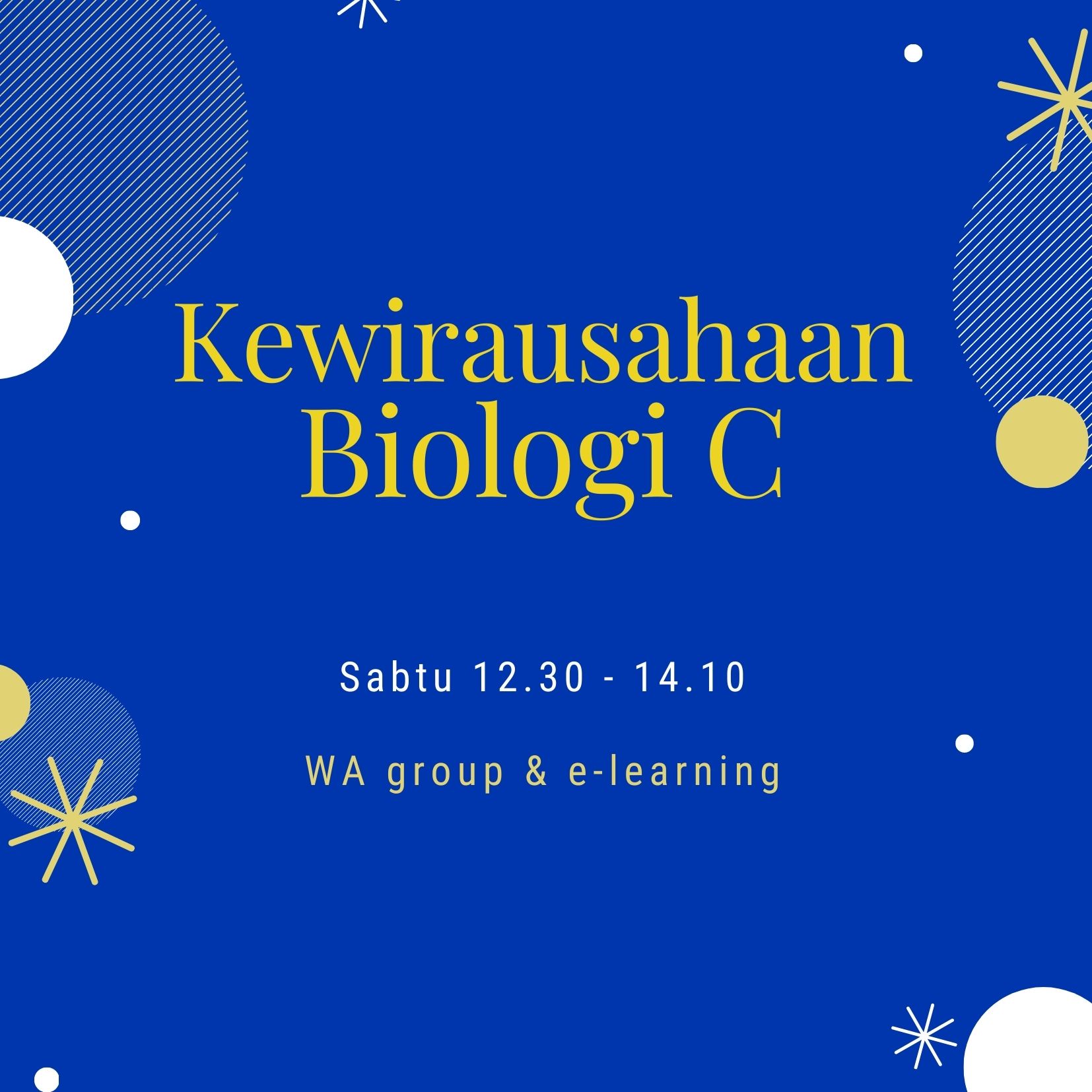 Kewirausahaan Biologi kelas C