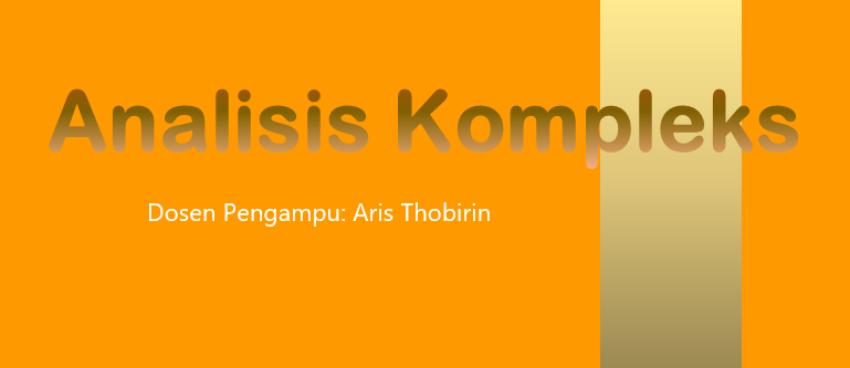 ANALISIS KOMPLEKS