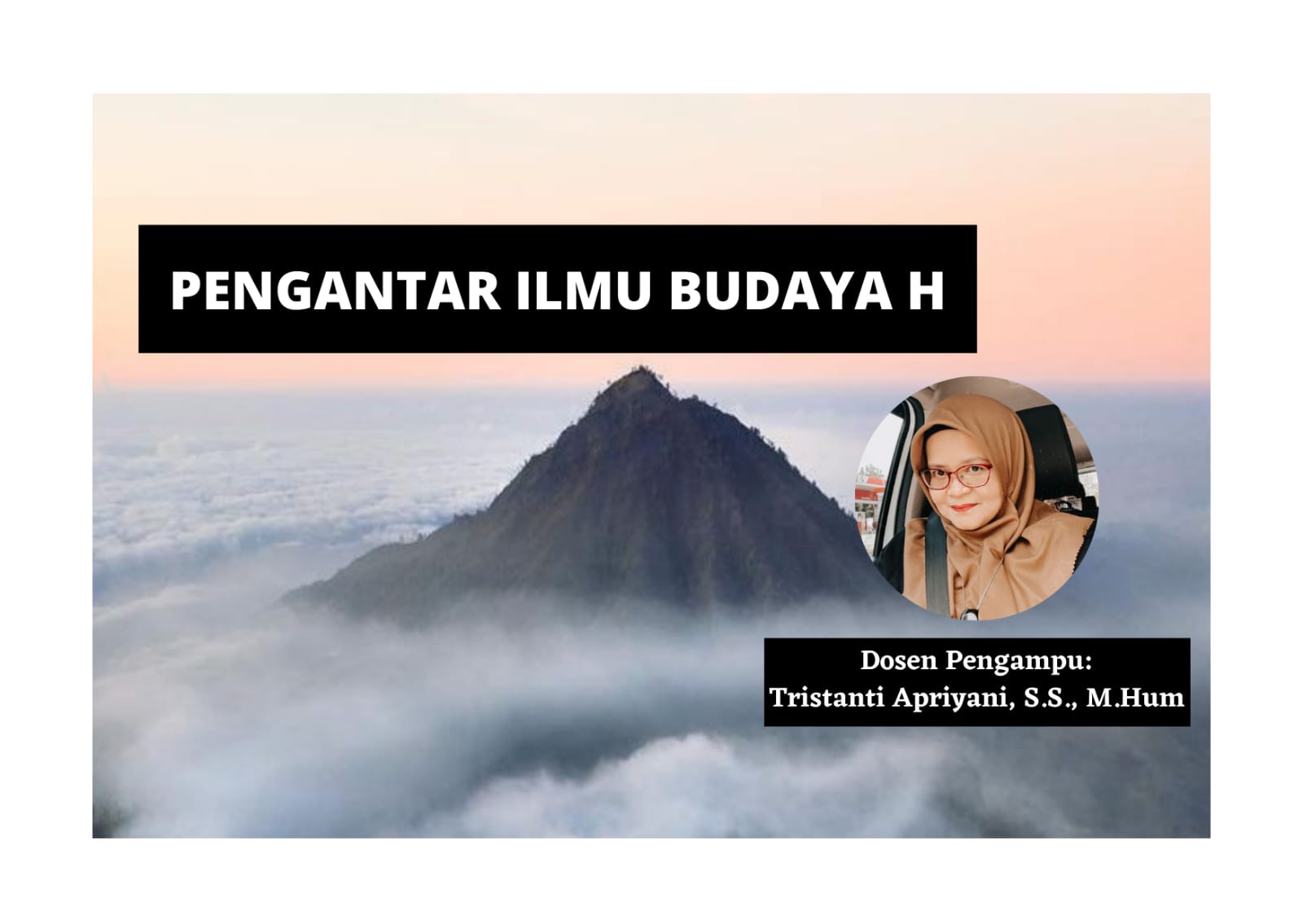 Pengantar Ilmu Budaya H